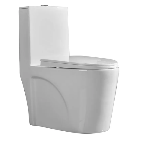 Inodoro Taro una pieza blanco elongado descarga doble 4 y 6 L Aqua Nuova